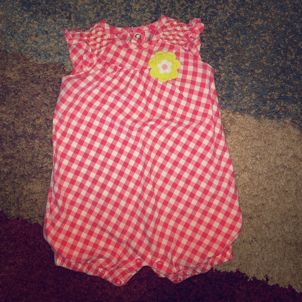 Red/white Romper